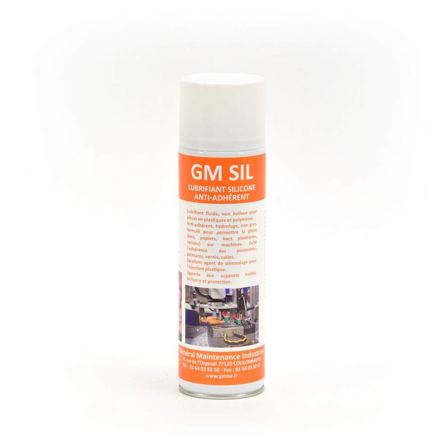 GM Sil - Aérosol lubrifiant silicone, hydrofuge, diélectrique - GMI - Shop