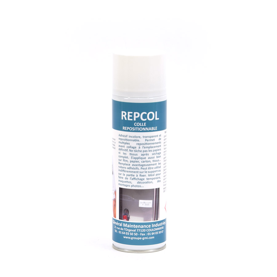 REPCOL - Aérosol colle repositionnable - GMI - Shop